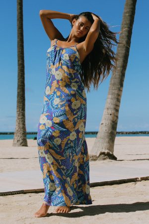 Morocco Maxi Dress W Braided Straps-Morocco