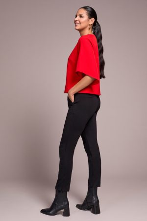 Signature Precision Ponte Pull-On Pants-Black