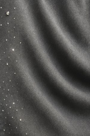 Brooke High Rise Super Straight Rhinestone Jeans-Jewelgrey