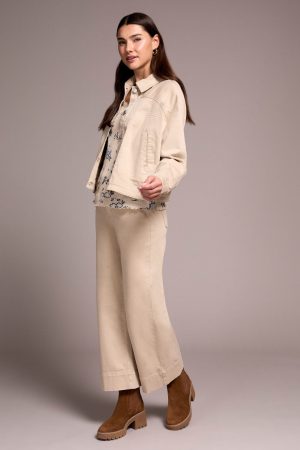 Comfort Stretch Raglan Sleeve Jacket-Sandstone