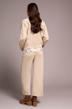 Comfort Stretch Raglan Sleeve Jacket-Sandstone