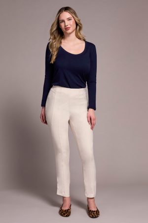 Flatten It® Pull-On Slim Leg Ankle Pants-Moonstone