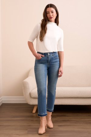 Sophia Curvy Micro Flare Jeans-Truevintage