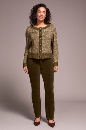 Stripe Long-Sleeve Reversible Sweater-Ivy